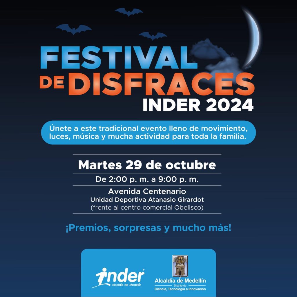 Prepárate para vivir el Festival de Disfraces del Inder