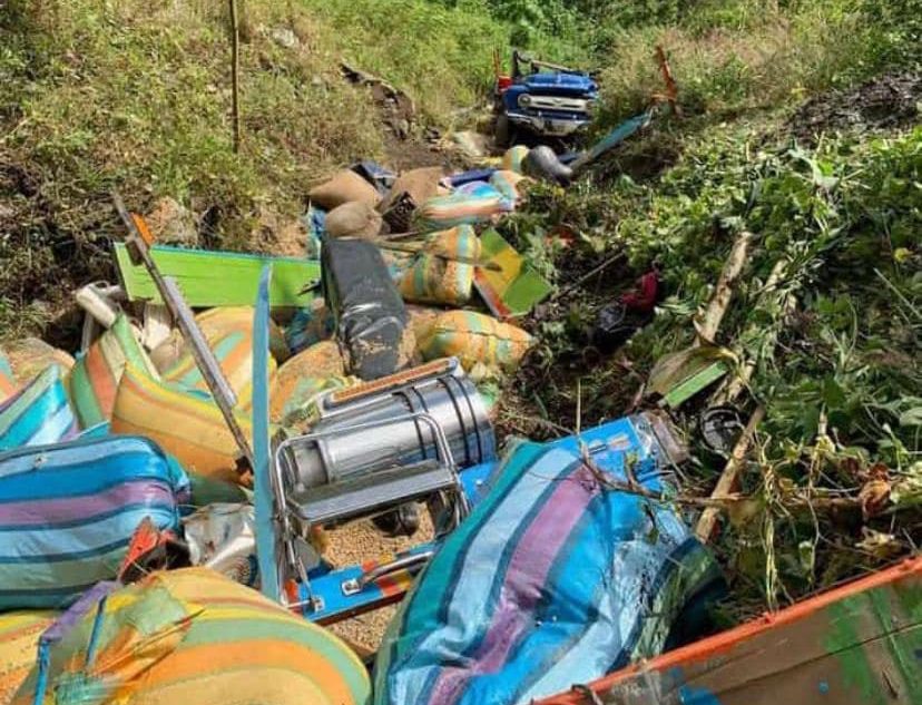 Accidente de bus escalera deja un muerto y 4 heridos en Ituango