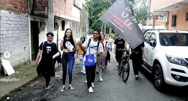 Así es el nuevo mural de la ruta del punk en Medellín