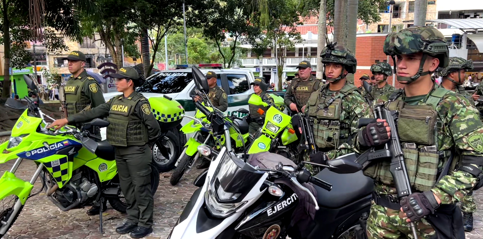 Así operará escuadrón militar y policial en norte del Valle de Aburrá