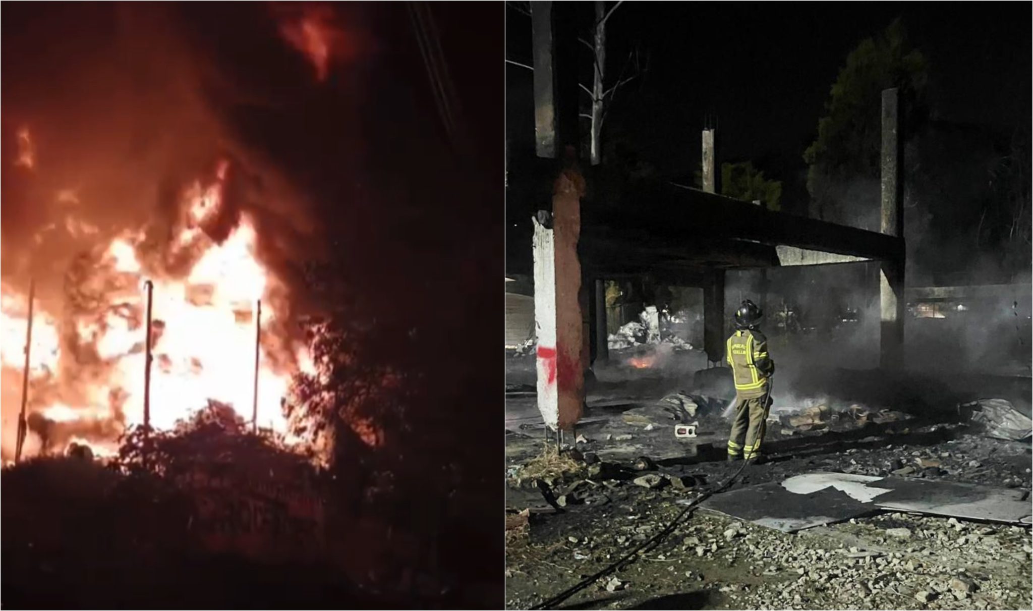 [Video] Globo generó incendió y afectó varios vehículos en el barrio Belén