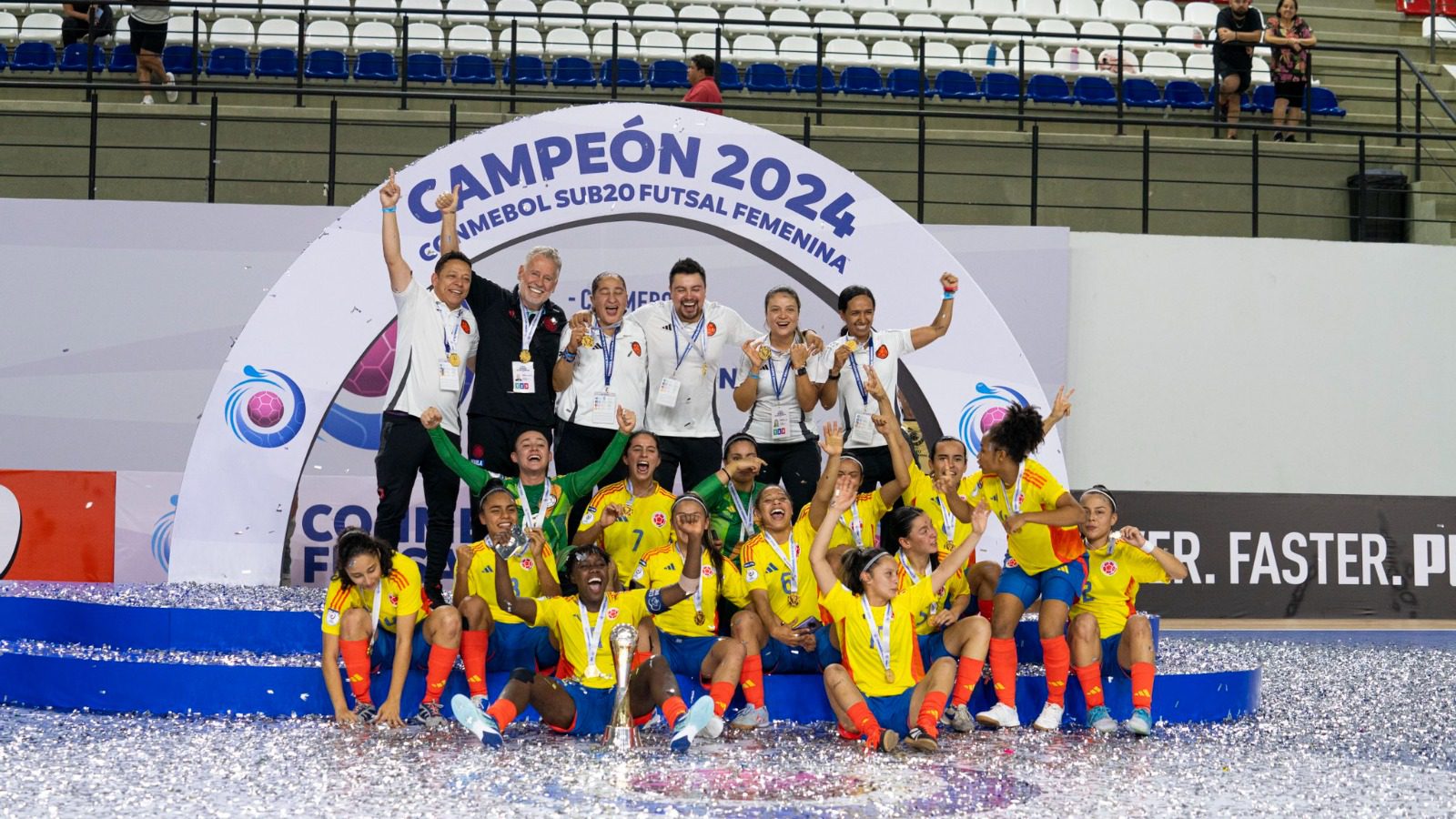 Orgullo: Colombia es campeón de la Conmebol Sub 20 Futsal Femenina