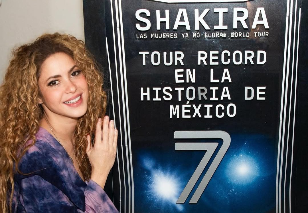 Shakira rompe récord en México al vender 7 shows consecutivos en prestigioso estadio