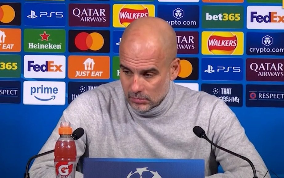 Pep Guardiola presentó heridas tras partido de Champions y confesó por qué