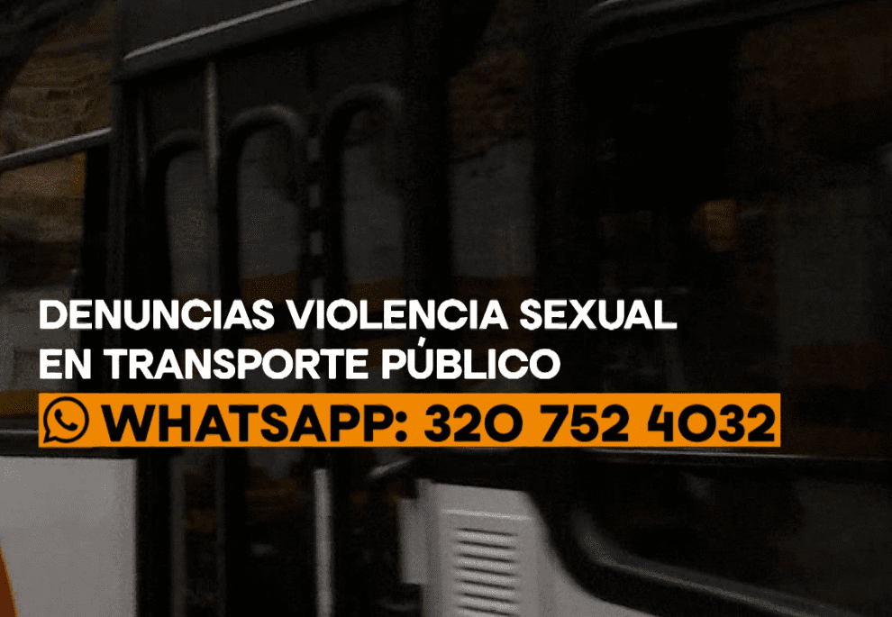 Ahora puede denunciar por WhatsApp casos de violencia sexual en transporte público