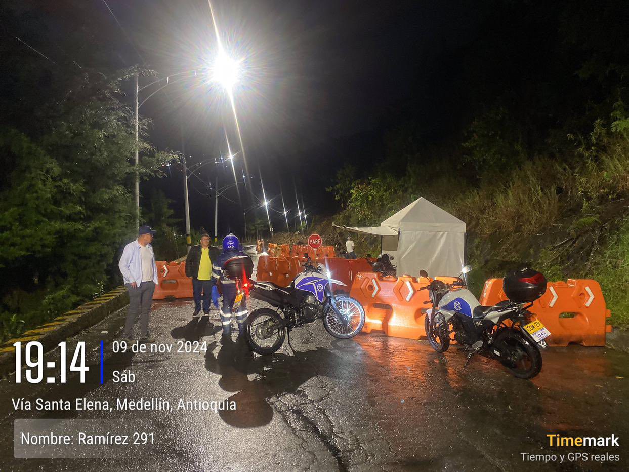 Vía hacia Santa Elena se encuentra con paso restringido tras afectaciones por lluvias