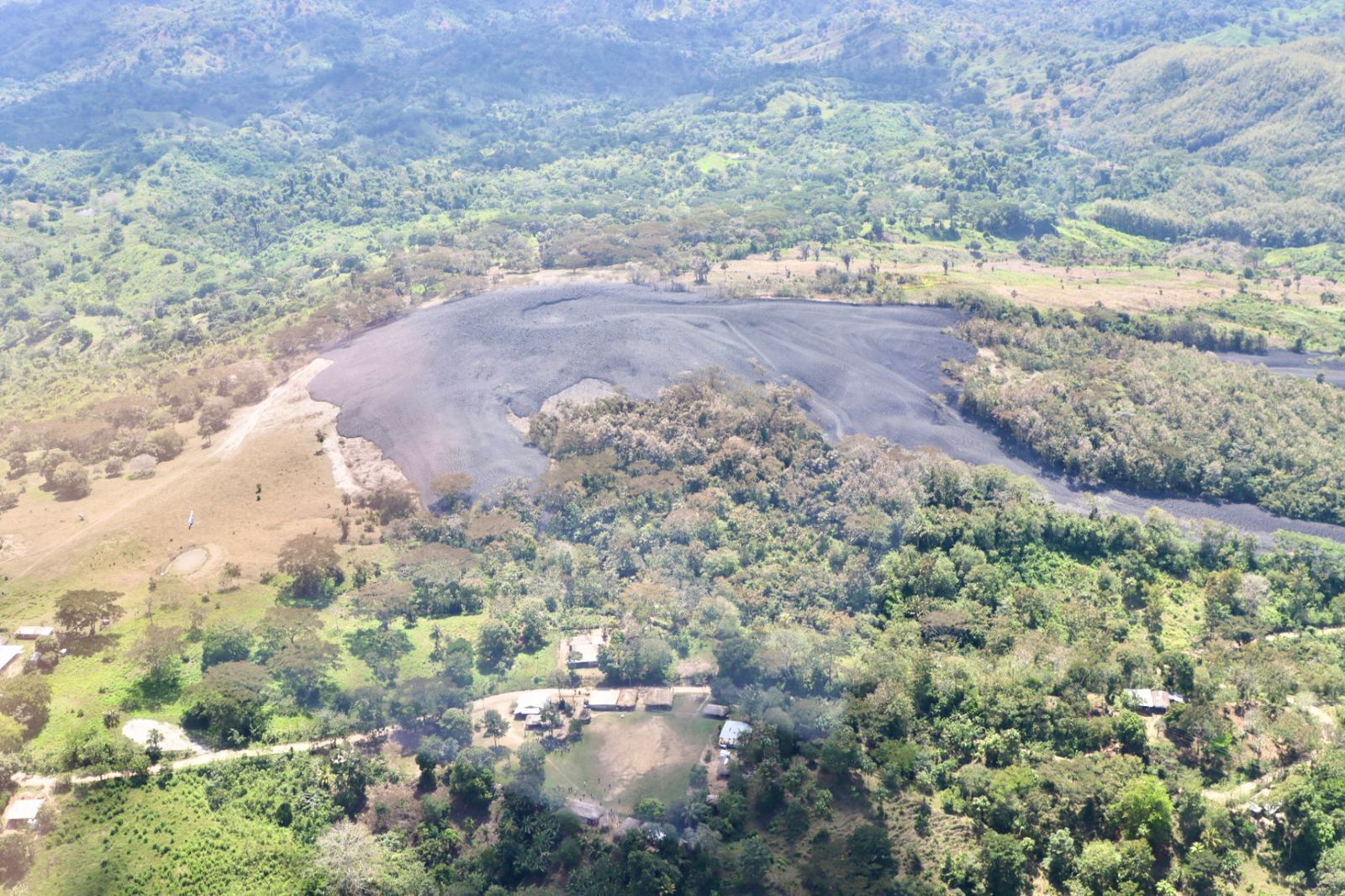 Así quedó la zona del volcán que hizo erupción en Urabá