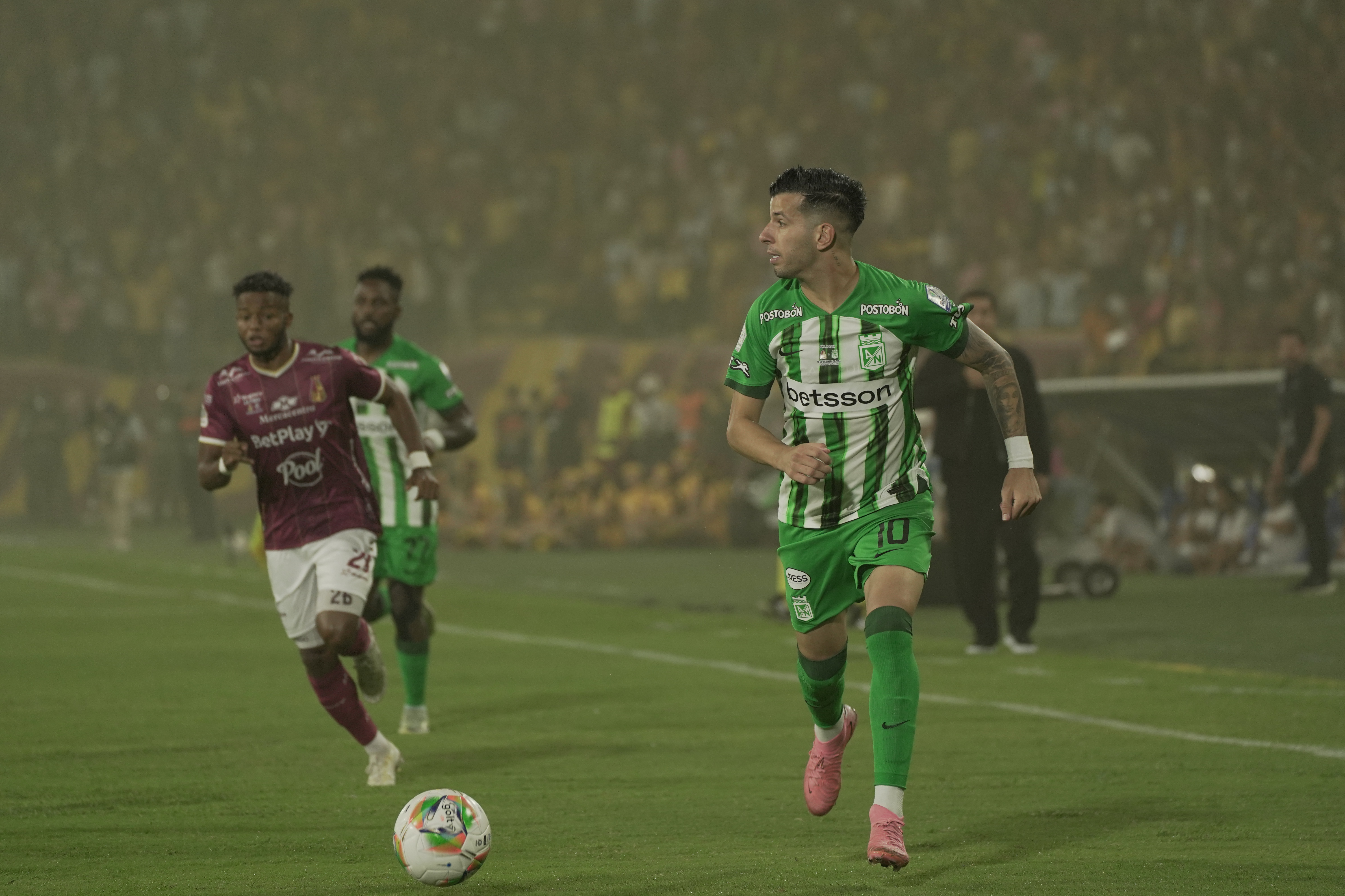 Atlético Nacional y Deportes Tolima empataron en el partido de ida de la final