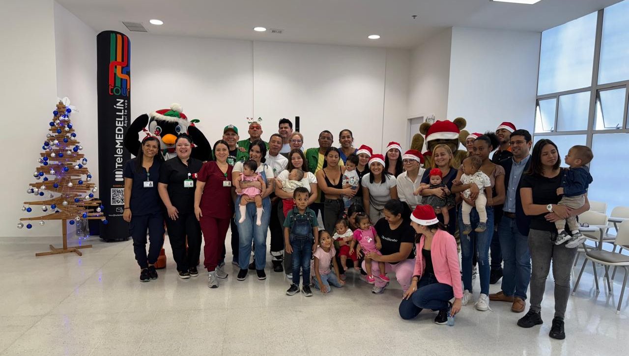 En Telemedellín celebramos la Navidad con los niños de la Unidad Hospitalaria de Buenos Aires