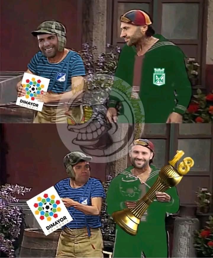 Los mejores memes que dejó la estrella 18 de Atlético Nacional