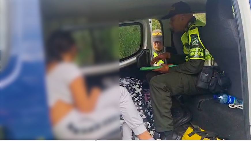 Niña de 12 años fue rescatada de ser víctima de explotación sexual cuando viajaba en un bus