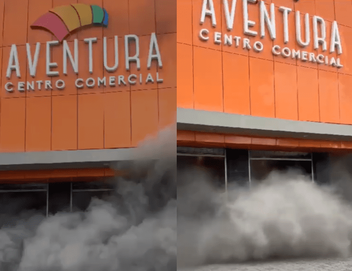 Encapuchados causaron incendio en centro comercial Aventura