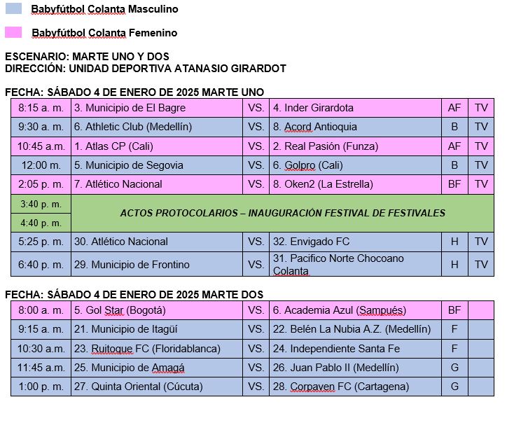 Comenzó el Festival de Festivales 2025 y esta es la programación del sábado, 4 de enero