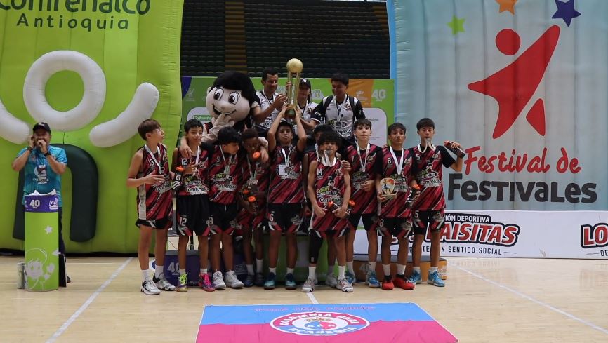 Finalizaron las competencias en Babybaloncesto y estos fueron los campeones