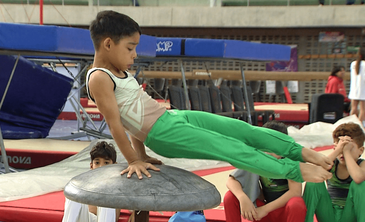 Gimnasia, una de las cuatro disciplinas que debutaron en el Festival de Festivales