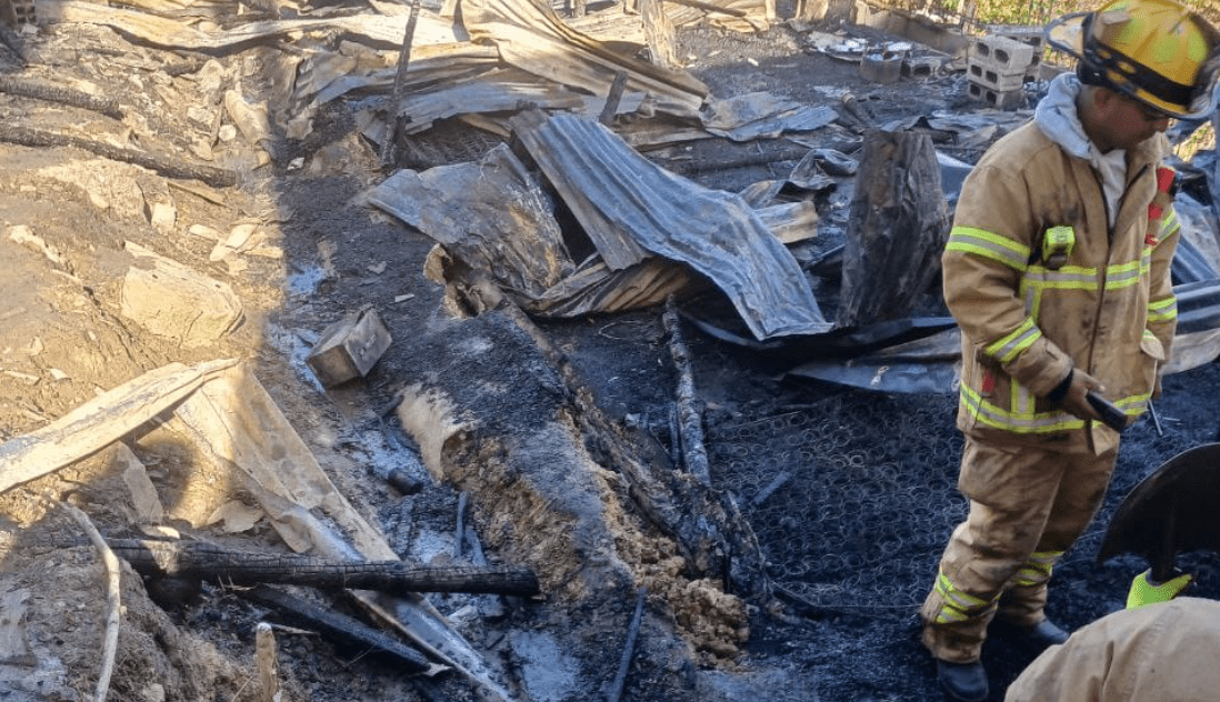 Incendio en Bello dejó seis viviendas quemadas y dos heridos