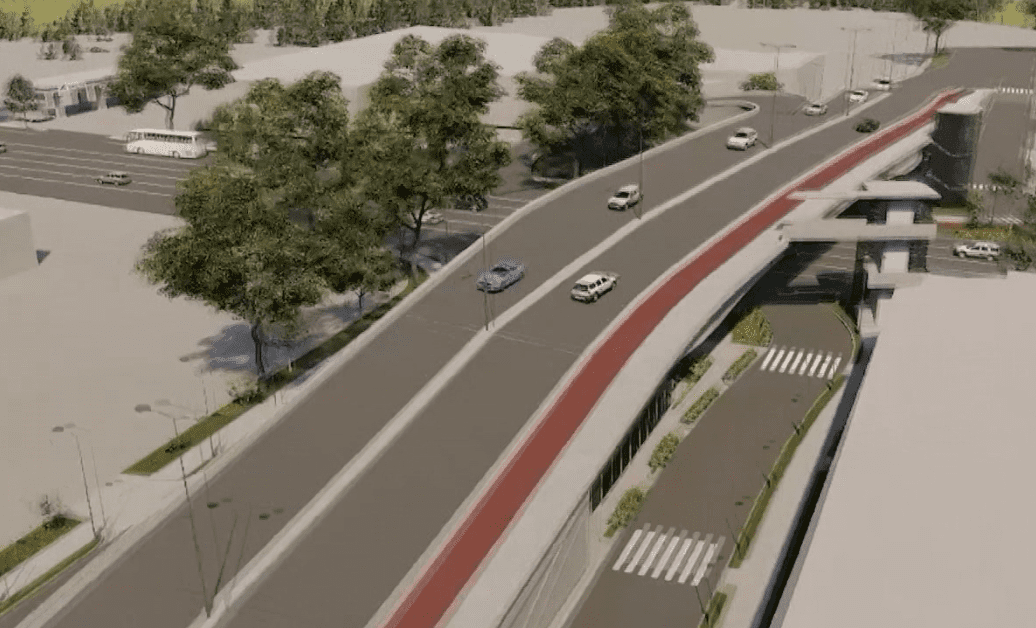 Así es el proyecto del intercambio vial para descongestionar la Autopista Sur