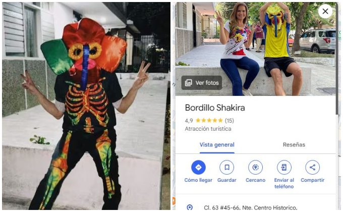 “El Bordillo de Shakira”, la nueva ubicación en Google Maps tras las fotos de la artista en la Guach