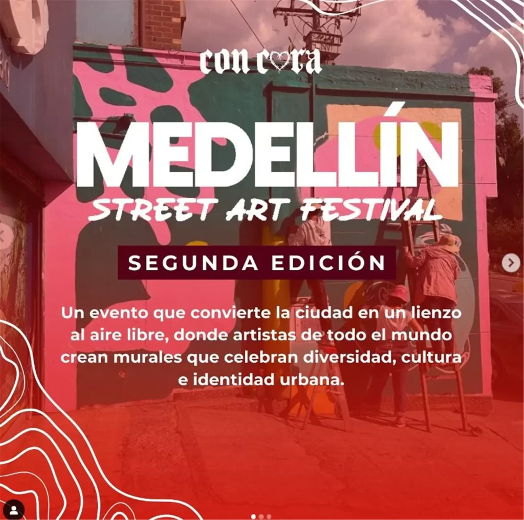 Medellín Street Art Festival llena de color y creatividad los espacios de ciudad