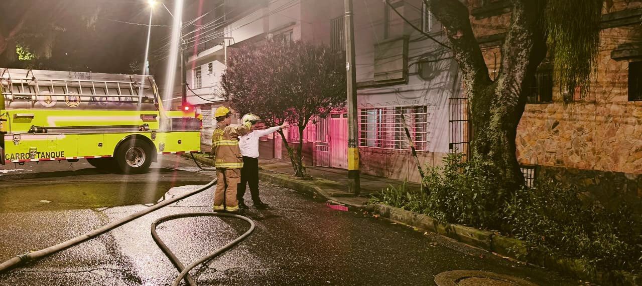 Incendio afectó vivienda en el barrio Prado Centro