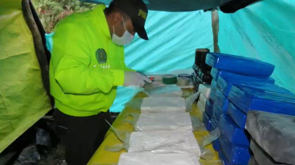 Ubican 650 kilos de cocaína en un laboratorio en Barbosa