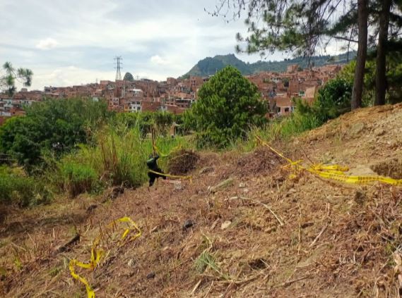 Video muestra como personas talan bosque para construir una vivienda de invasión en Bello