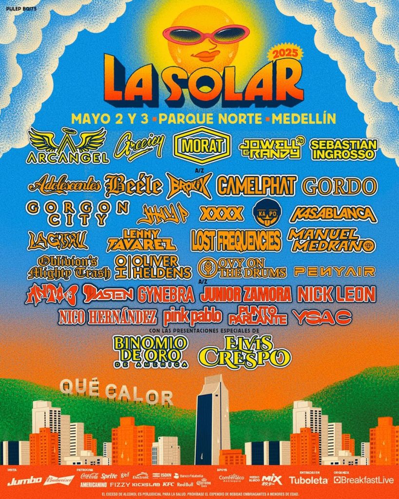 Todo listo para La Solar Festival 2025: estos son los artistas confirmados