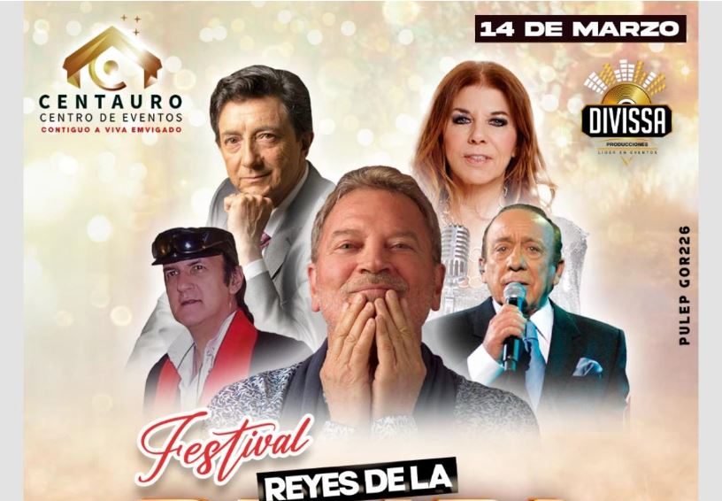 Grandes exponentes de la Música Romántica llegan a Medellín: Franco Simone, Jeanette, Danny Cabuche, Buddy Richard Y Juan Bau