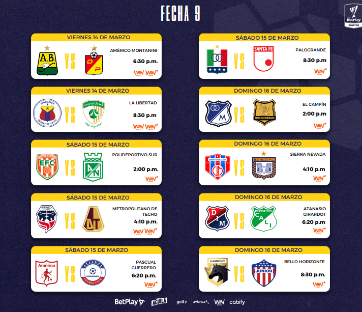 Clásico paisa de la fecha 10 ya tiene horario y fecha