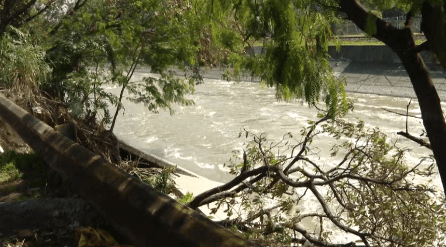 Comienzan estudios técnicos para estabilizar hundimiento en borde del río Medellín