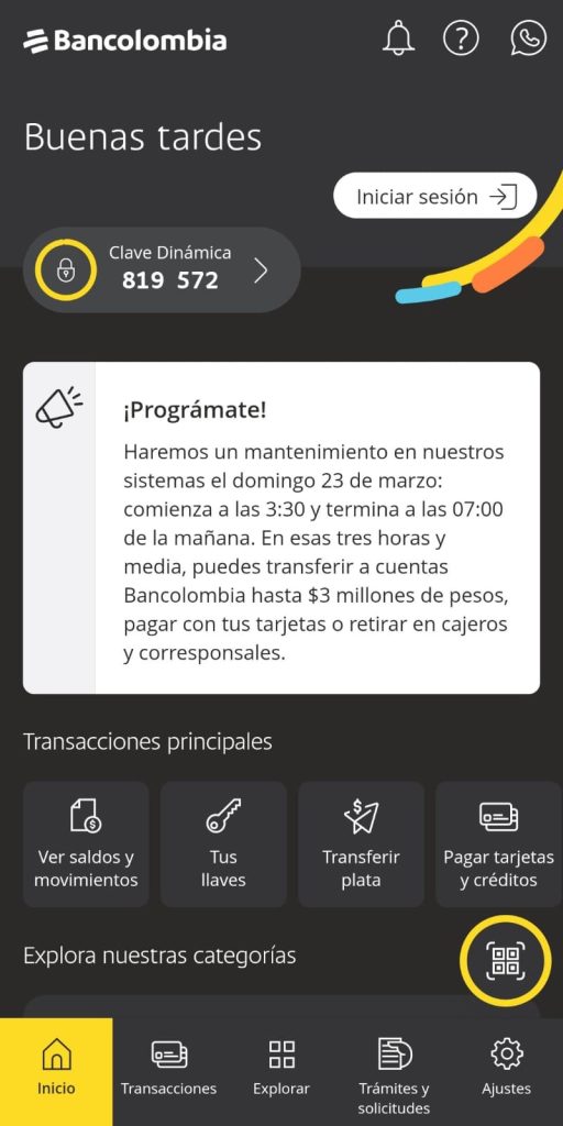 Nueva app de Bancolombia estará en mantenimiento durante estas fechas