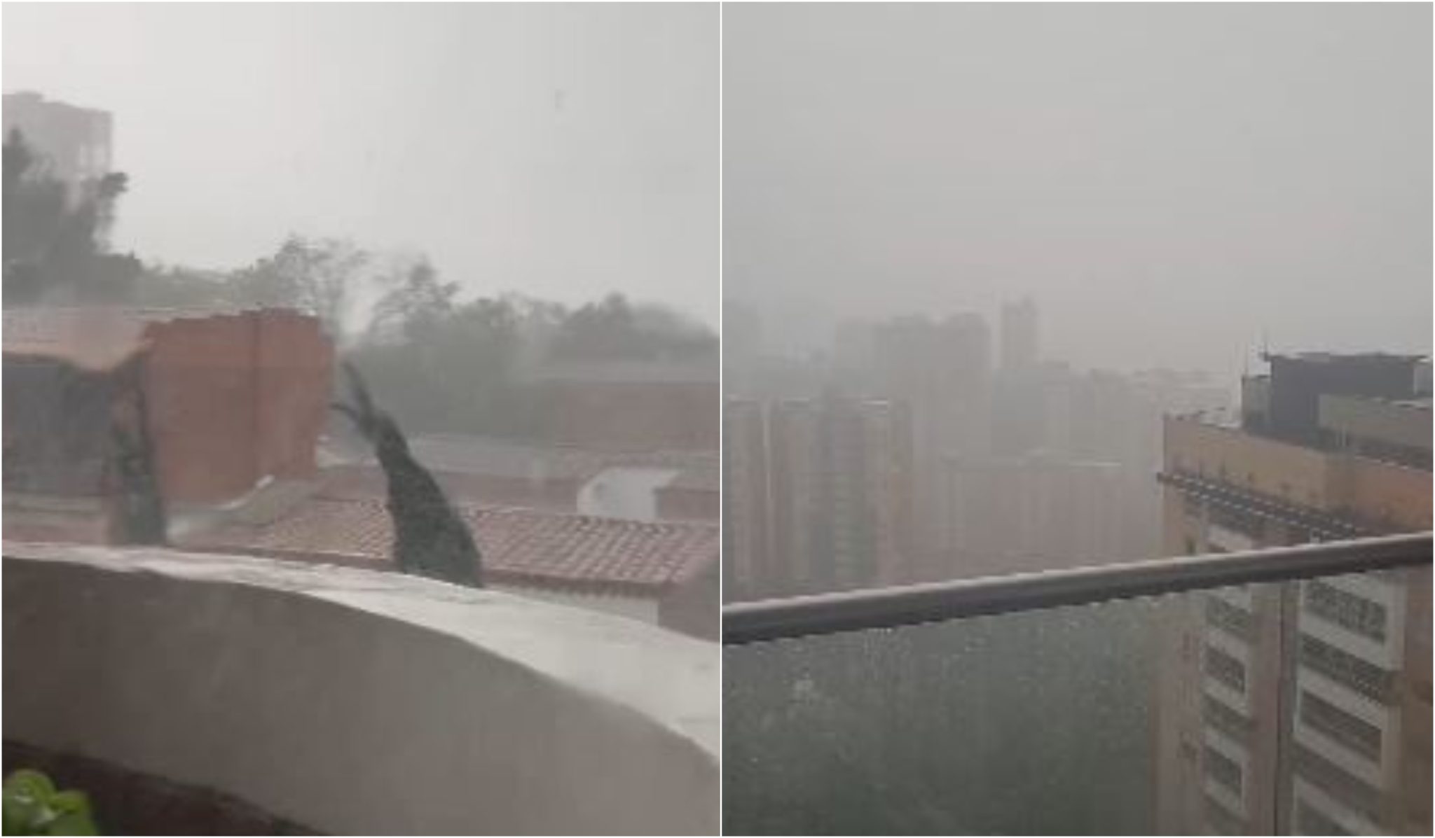 Reportan tormenta eléctrica y vientos huracanados en varios municipios