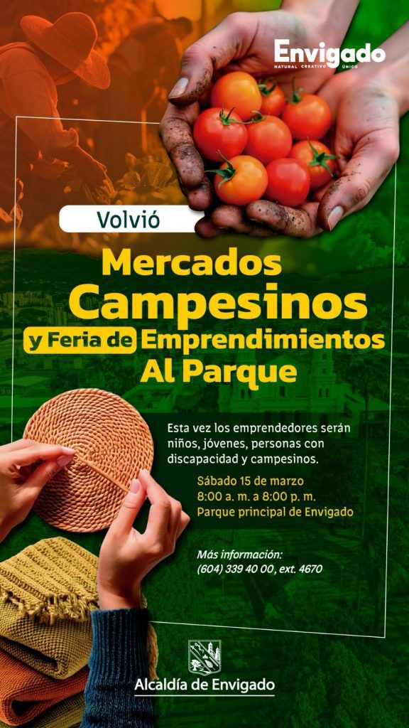 Esto puede comprar en los Mercados Campesinos y en la Feria de Emprendimientos en el Valle de Aburrá 