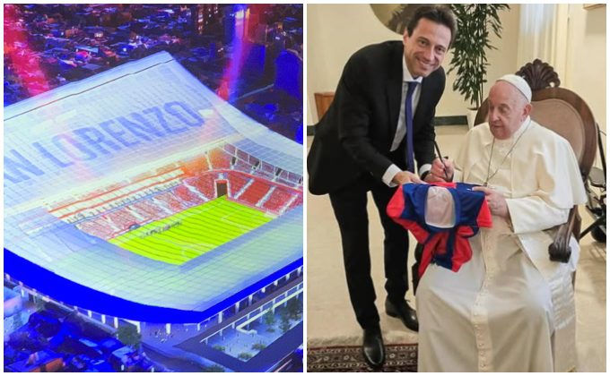 Homenaje al papa Francisco: San Lorenzo tendrá nuevo estadio y llevará el nombre del sumo pontífice