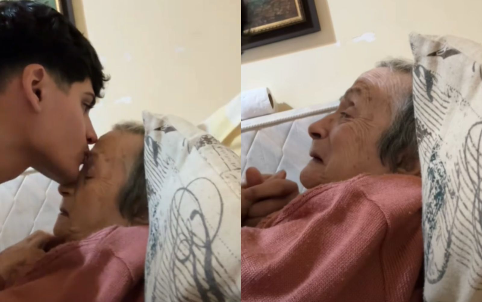 Desgarradora despedida entre nieto y abuela se hace viral: “¿Me vas a esperar?”