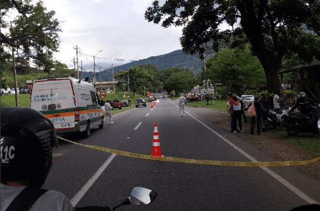 Niña de 6 años murió en accidente entre moto y un camión en Girardota 