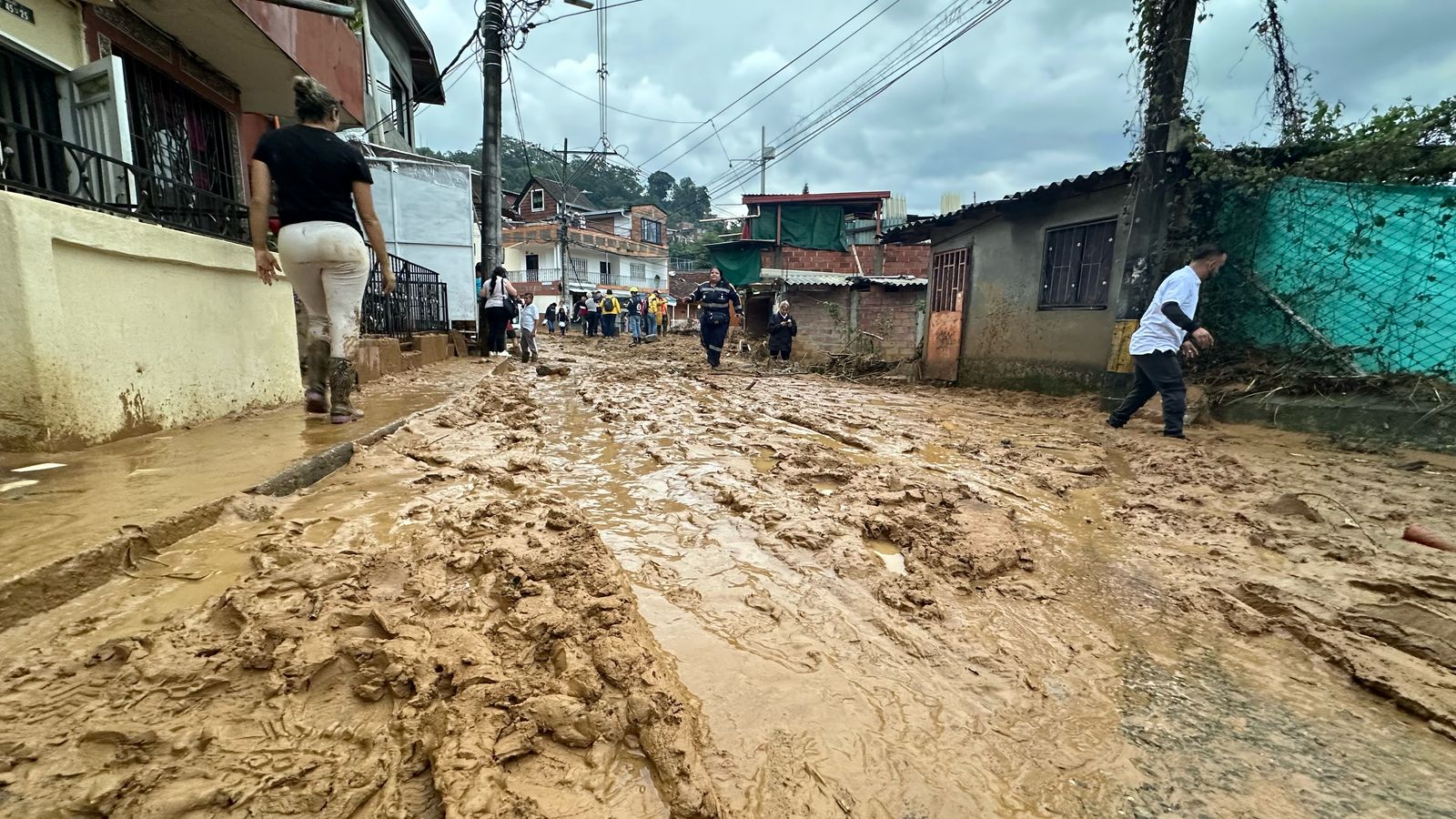 Lluvias en el corregimiento de San Antonio de Prado dejan 32 viviendas afectadas