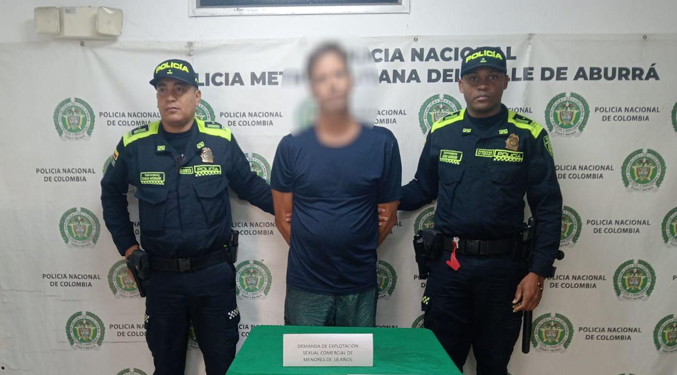 Capturan a extranjero de 60 años en Laureles por explotación sexual de menores