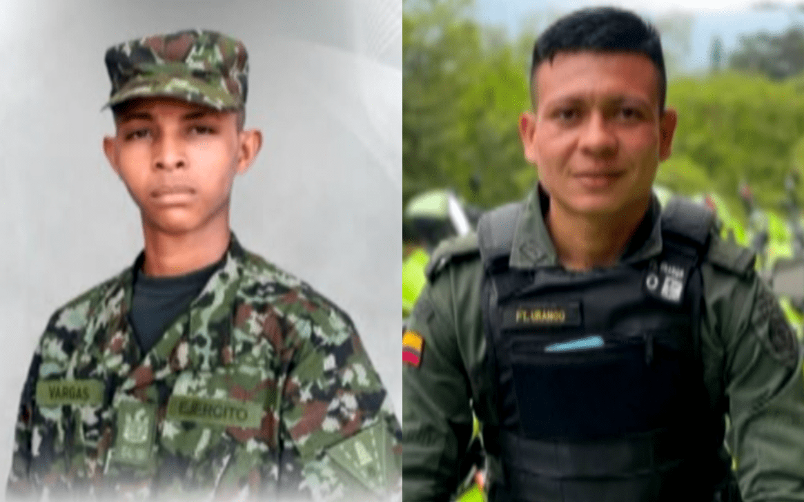 Un soldado y un policía, las más recientes víctimas de ataques contra la fuerza pública
