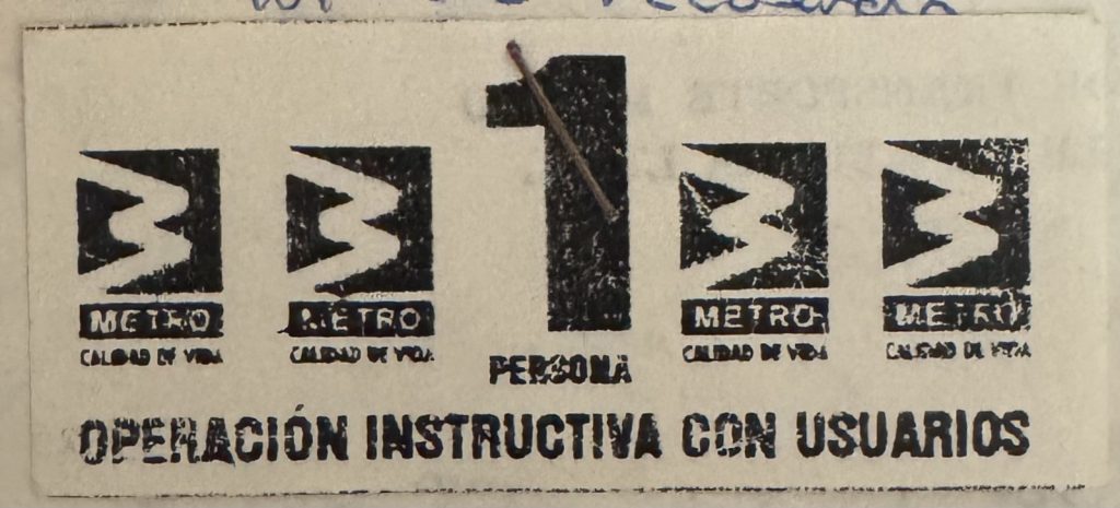 Así fue el tiquete inaugural para montar en el Metro de Medellín