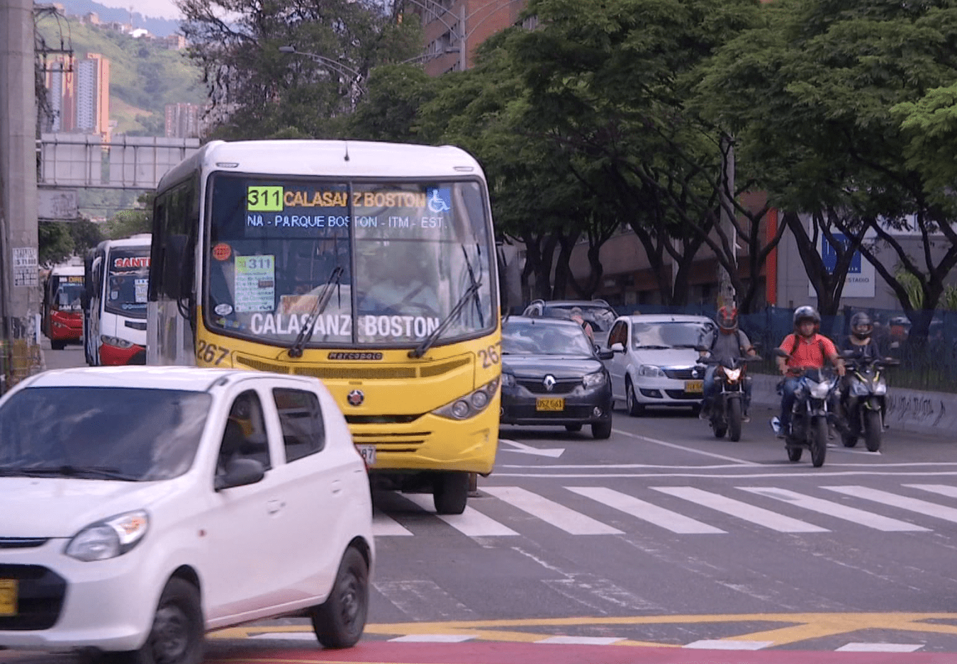 Aumentan los tiempos de desplazamiento en el transporte público colectivo en Medellín