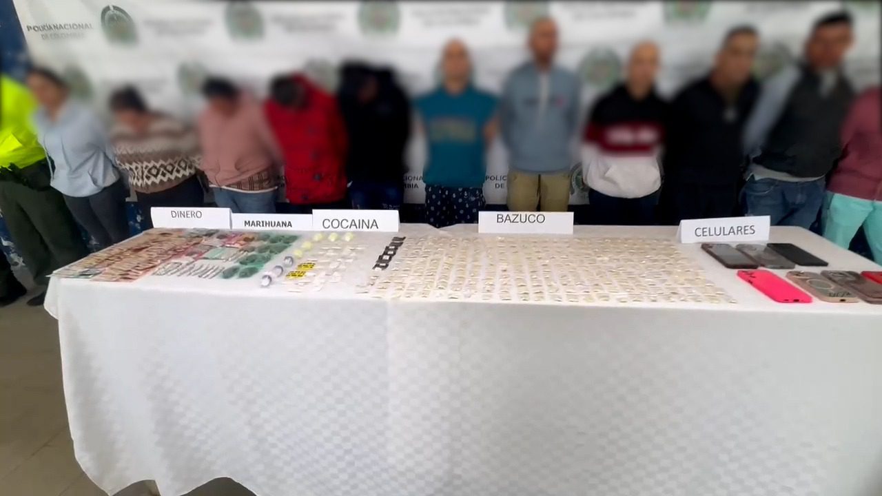 Capturan integrantes de la banda 'Los Pitufos' encargados del tráfico de estupefacientes