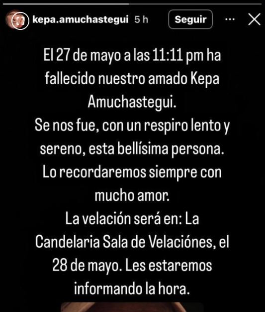 Estas serían las causas de la muerte de Kepa Amuchastegui, reconocido actor de 'Betty, La Fea