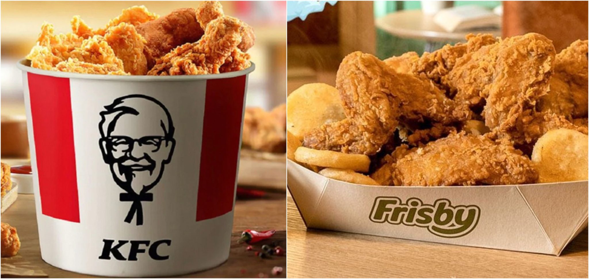 ¡Sana competencia! KFC mostró su apoyo a Frisby tras el problema legal de su marca en España