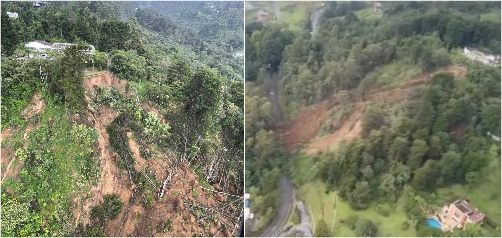 Tras deslizamiento en Los Balsos, 10 familias con orden temporal de evacuación