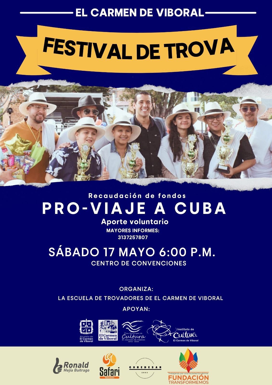 Trovadores paisas buscan apoyo para llevar su arte a Cuba