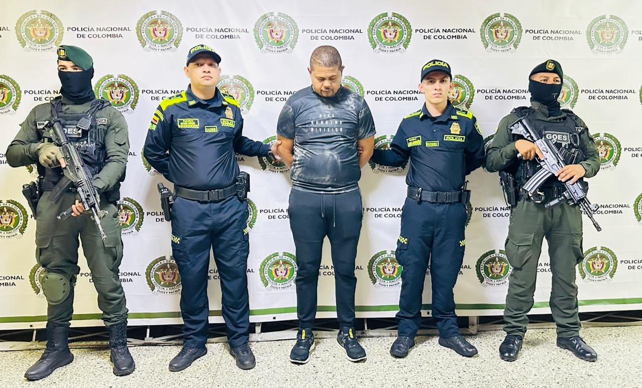 Capturan a alias ‘Gordo pibe’, narcotraficante panameño que se escondía en Medellín