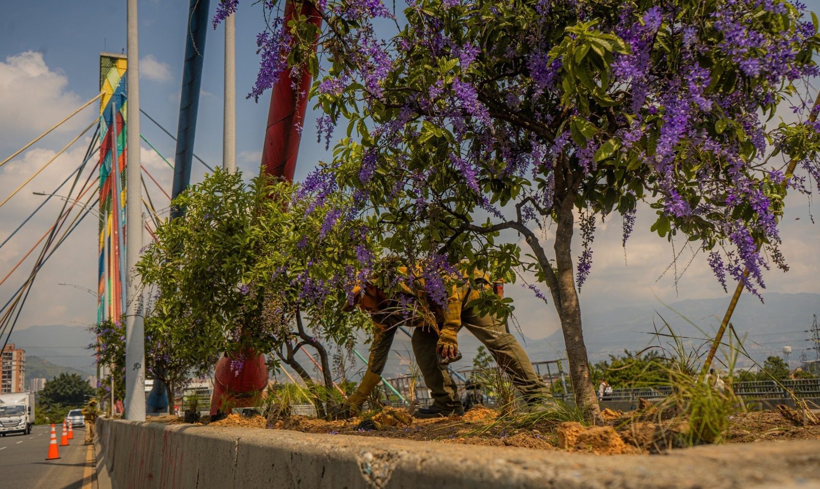Puente de la 4 Sur fue renovado por la Alcaldía de Medellín: así se ve ahora