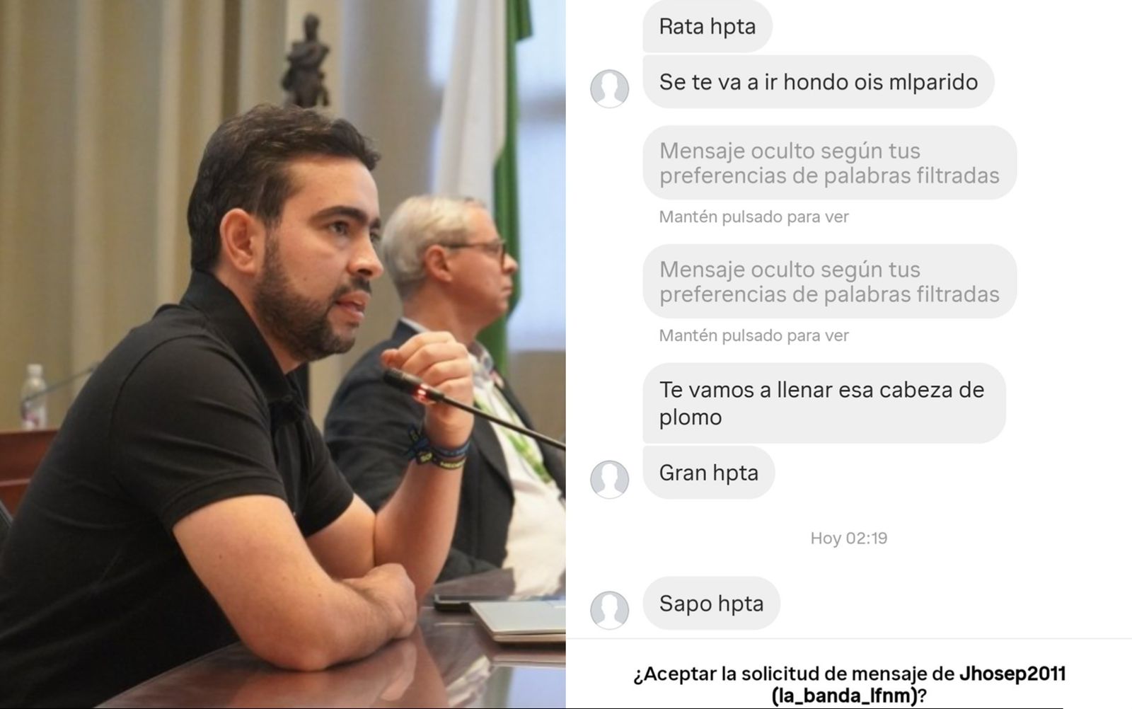 Seguidores de influencer amenazan a secretario de Movilidad de Medellín