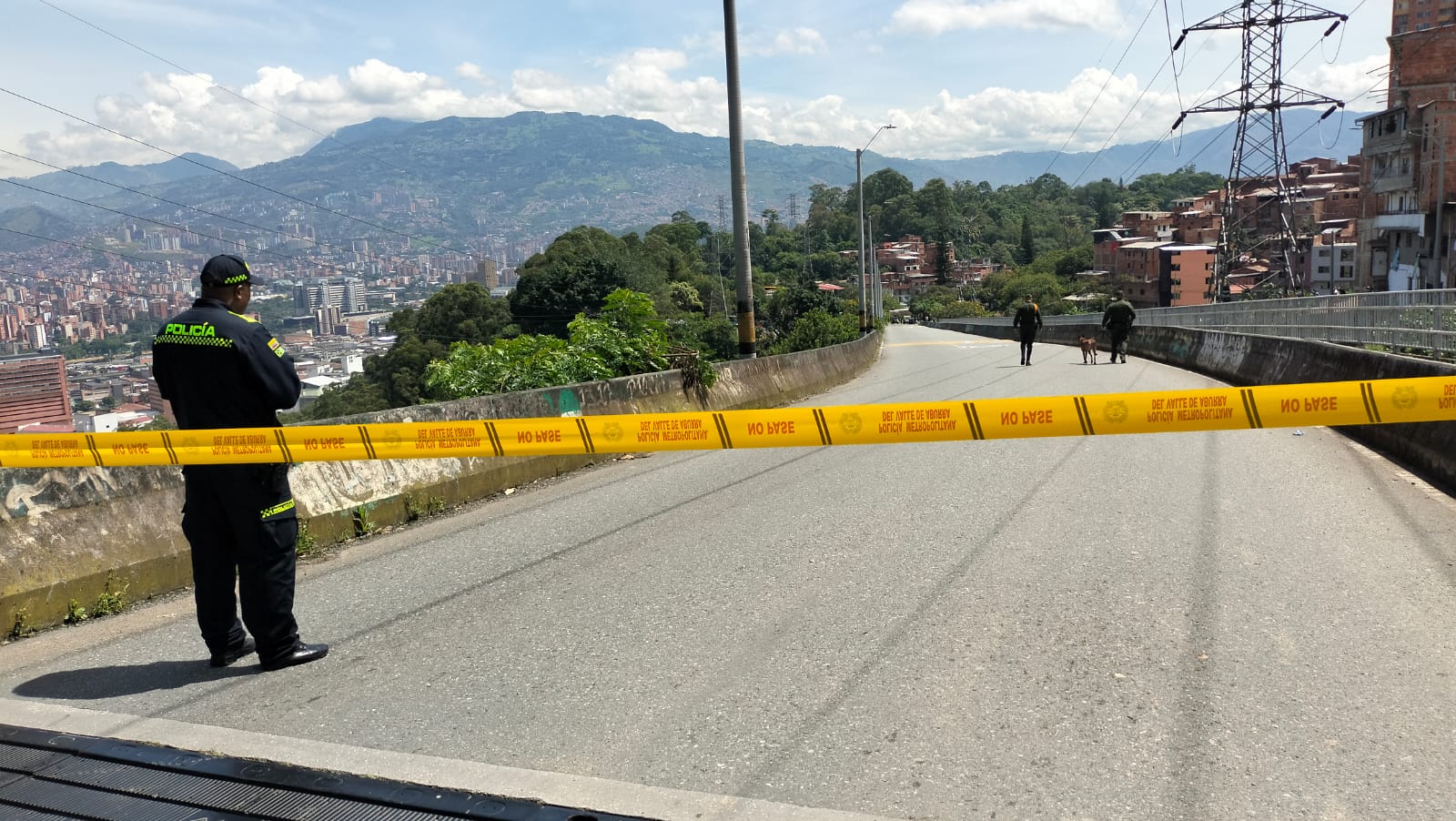 Detonan artefacto explosivo en una torre de energía en la Asomadera